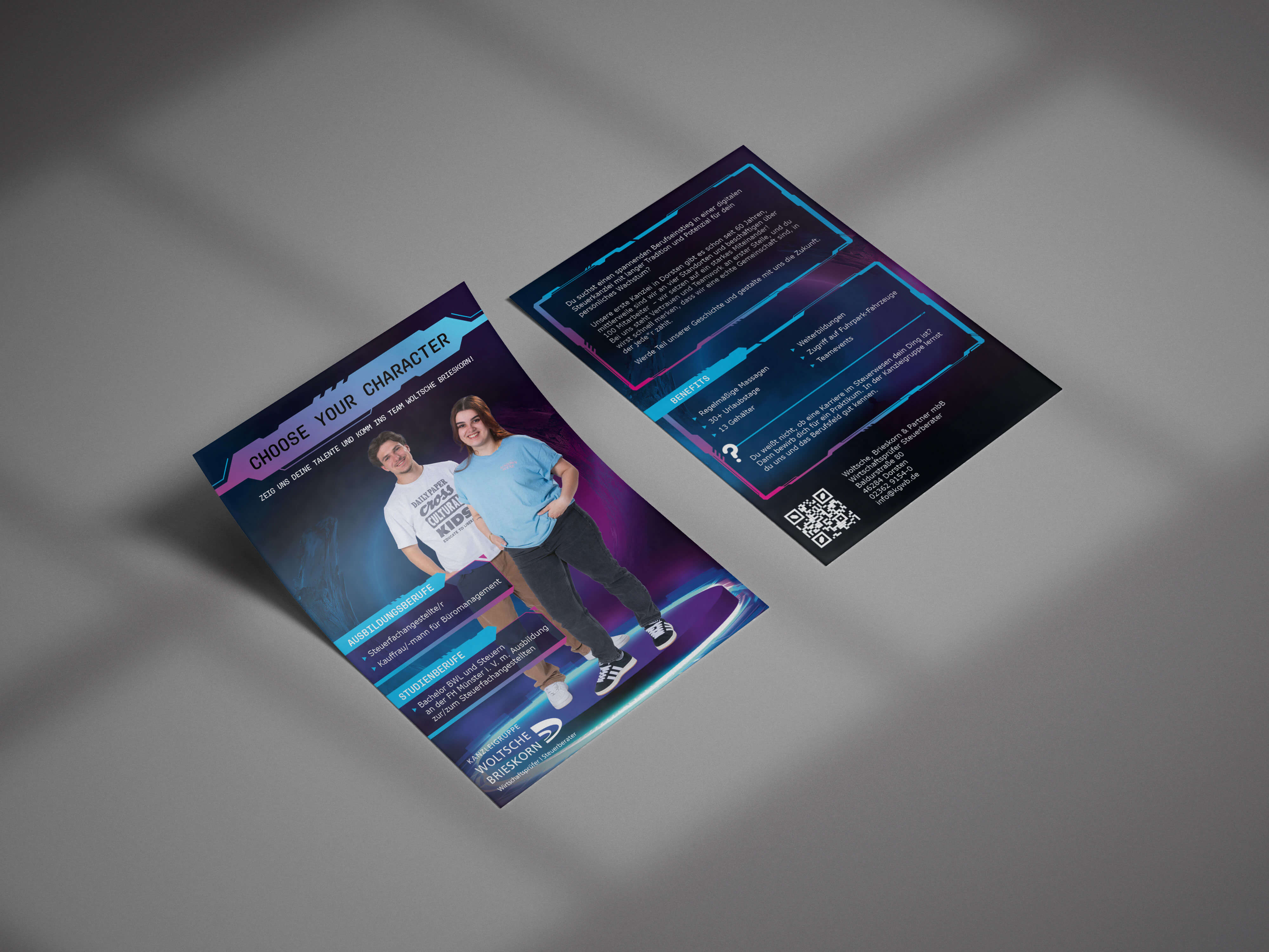 Flyer Ausbildung bei Kanzleigruppe Woltsche Brieskorn