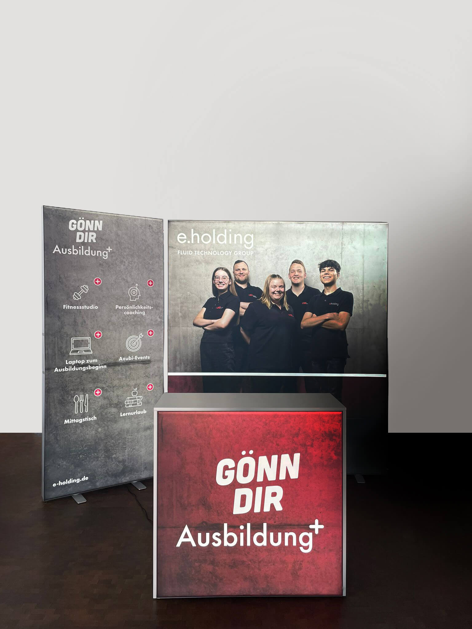 Messestand für Ausbildungsmessen